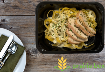 Meals | Pesto Cream Fettuccine with Grilled Chicken