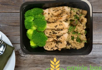 Meals | Peppercorn Chicken with Mushroom Risotto